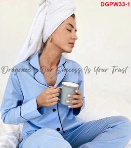 Certified 100% New Women's <b>Pajamas</b> Set Luxurious Cotton Summer 2024 Trend Favored With Design Close to Nature Good for the Skin - Product Image 2