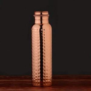 Botella de Cobre de Estilo Indio Tradicional, Auténtico Recipiente de Agua Ayurvédico para el Hogar y Restaurantes, Cobre Reutilizable Ecológico - Product Image 4