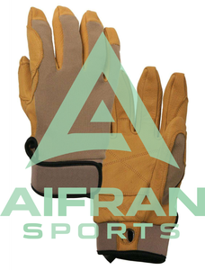 AIFRAN Professional Rappelling Fast Rope Rescue Gloves Leather High <b>Grip</b> Water Resistant Outdoor Gear Training Wholesale - Product Image 2