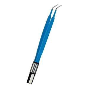 Premium EU Iris Curved Bipolar Forceps - Reusable European Style Iris Fine Tip ESU Forceps for Precise Ophthalmic & Microsurgery - Product Image 6