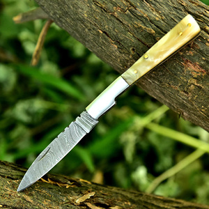 New Natural <b>Bone</b> <b>Handle</b> Pocket Survival Folding <b>Knife</b> Different Wholesale High Quality Outdoor Hunting Camping Folding <b>Knife</b> - Product Image 5