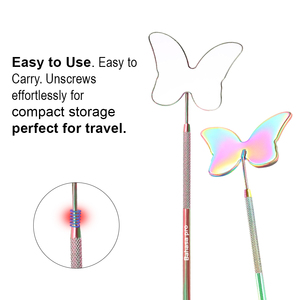 กระจกแต่งขนตาแบบหลายรูปทรงผีเสื้อ ODM คุณภาพสูง ผลิตจากสแตนเลส สำหรับอุปกรณ์เสริมความงามขนตา โดย Bahasa pro - Product Image 6