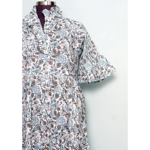 Handmade Vintage A-Line Maxi Dress Light Flowy Summer Style for Holidays Beach Walks Casual Parties Getaways Elegant Women's - Product Image 3