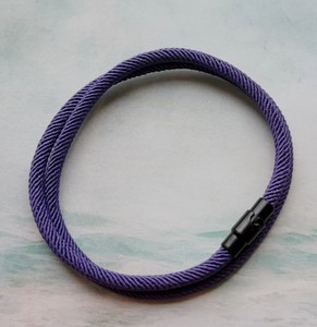 Unisex Handmade Magnetic Closure Double Row Milan Nylon <b>Rope</b> <b>Bracelet</b> 15 inches - Product Image 2
