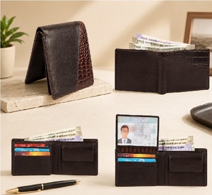 <b>Men's</b> Leather <b>Wallet</b> with <b>RFID</b> Security, Coin Pocket & ID Card Slots Handcrafted Genuine Leather Bi-Fold <b>Wallet</b> <b>for</b> <b>Men</b> - Product Image 3