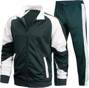 Conjunto Deportivo Informal de 2 Piezas con Chaqueta y Pantalones con Cierre Completo - Product Image 1