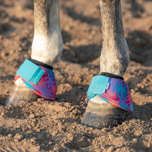 Botas Protectoras para Caballos de PVC y Neopreno con Diseño Personalizado y Colorido, Estilo Deportivo, con Logotipo Personalizado - Product Image 1