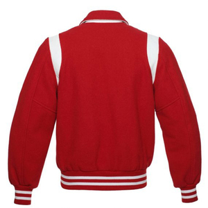 Handmade Classic Red Fleece Varsity <b>Jacket</b> Hooded <b>Waterproof</b> 100% Wool Customized High Quality Unisex Plus Size <b>Winter</b> <b>Jacket</b> - Product Image 1