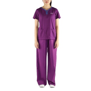 Uniformes de enfermera de último estilo, uniformes médicos con estilo para mujer, conjuntos de uniformes de enfermera de LICRA de nuevo diseño - Product Image 1