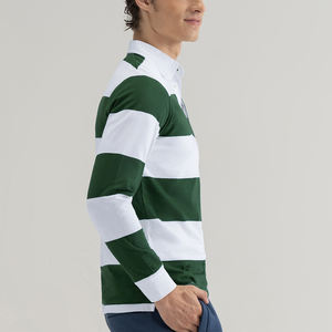 เสื้อรักบี้คุณภาพดีที่สุดสำหรับผู้ใหญ่ แขนยาว คอปก ทรงเข้ารูป ระบายอากาศได้ดี ป้องกันแบคทีเรีย ปรับแต่งสีและโลโก้ได้ตามต้องการ รับผลิตแบบ OEM - Product Image 4