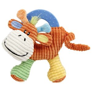 Giocattolo da Masticare in Peluche con Suono per Cuccioli Neonati, Giocattolo da Dentizione in Gomma per Animali Domestici - Product Image 2