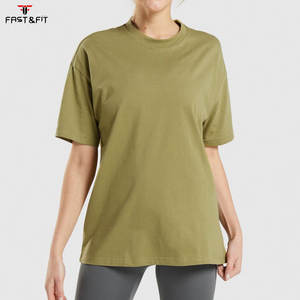 T-shirt pour femme en coton 100% écologique, été, avec perles et impression de logo, blanc uni, coupe décontractée - Product Image 1