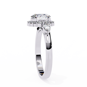 Anillo de Moda Provence Jewelry, Joyería de Lujo, Diamante Cultivado en Laboratorio, Personalizado, 2ct, Ovalado, Redondo, en Forma de Pera - Product Image 2
