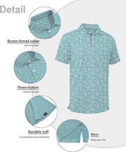 Camisas de Algodón de Alta Calidad para Hombre, Antiarrugas, Manga Corta, Tela de 200g, Servicio OEM, Bordado Personalizado al por Mayor, Digital - Product Image 1
