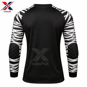 Professional Football Goalkeeper Jersey Set With Protective Chest <b>Padding</b> Soccer Goalkeeper Uniform For Unisex Adults OEM - Product Image 3