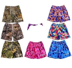 Manufacturer Custom logo High Quality Polyester Sublimation Printed Basketball 5 Inch Inseam Double <b>Layer</b> Men Custom Mesh Shorts - Product Image 1