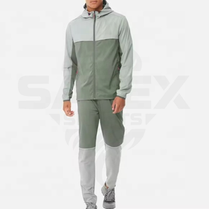 Conjunto Deportivo Personalizado para Hombre, 2 Piezas, Chaqueta Cortavientos Ligera - Product Image 1