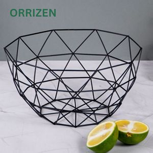 Cesta de Frutas Circular de Hierro Forjado de Estilo Nórdico, Organizador de Almacenamiento Minimalista para Sala de Estar y Cocina, Ecológico y Duradero - Product Image 6