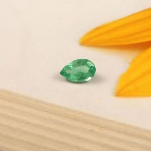 Pierre précieuse verte en forme de poire émeraude, pierre brute pour la fabrication de bijoux, fournisseur en gros ZUBEDA GEMS JEWELRY, évaluation par une tierce partie 20 - Product Image 5