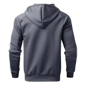 Chándal con Logotipo Personalizado para Hombre, Ropa Deportiva Informal, Chándal de 2 Piezas con Cremallera Completa, Traje para Gimnasio y Correr - Product Image 3