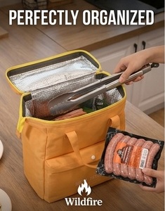 Wildfire BBQ Insulated Cooler Backpack Large Thermal Picnic Tote with Versatile D-Ring & Shoulder Strap, For Grilling & Camping - Product Image 5