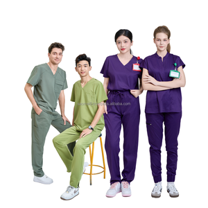 Uniformes médicaux de marque de haute qualité, nouveaux modèles à la mode, uniformes de soins infirmiers imprimés sur mesure, uniformes hospitaliers FMF, OEM/ODM - Product Image 2