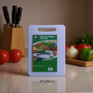 Tabla de Cortar Rectangular de Plástico de 21x29 cm con Asa para Bloques de Picar - Product Image 2
