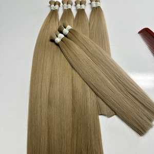 Tressage en vrac de cheveux humains crépus droits sans trame Afro crépus droits 100% cheveux humains 3 faisceaux d'un lot de cheveux en vrac pour le tressage - Product Image 5