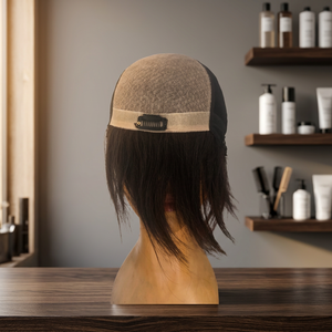<b>Short</b> Straight Black <b>Wig</b> Full Cap Human Hair For Women - Product Image 5