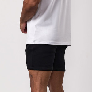 Shorts de sport d'été pour hommes en tissu éponge de coton, shorts de course personnalisés, shorts décontractés pour hommes - Product Image 2