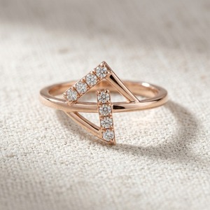 Bague en or massif 10, 14, 18 carats personnalisée avec diamants de laboratoire, cadeau de fiançailles, alliance éternelle VVS pour femme - Product Image 5