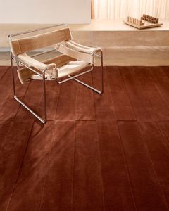 High Quality Minimalist Luxury Handwoven New Zealand <b>Wool</b> Rug Brick <b>Red</b> Modern Solid Designer Rug - Product Image 2