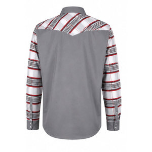 เสื้อเชิ้ตทำงานนิรภัยทนไฟ OEM ผ้าฝ้ายแบบตะวันตก แขนยาว ทนไฟ สำหรับงานเชื่อม ผู้ชาย - Product Image 3