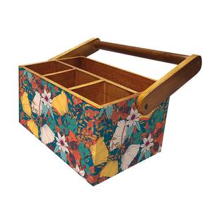 Premium Quality Cutlery Holder Stand Made of Acacia Wood Designer Fancy Cutlery Stand for Table and <b>Kitchen</b> From India - Product Image 2