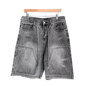 Nouvelle Tendance en Promotion : Shorts en Jean Homme de Haute Qualité, Tailles Personnalisées, Prix Abordable, Vente Flash, Shorts en Jean Homme avec Strass - Product Image 1