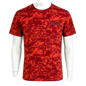 T-shirt Homme Vert Uni Formel Surdimensionné à Manches Courtes Impression Numérique Séchage Rapide Tricoté en Polyester Écologique Respirant - Product Image 4
