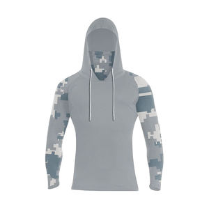 Ropa de Pesca de Manga Larga Color Gris, Ropa de Pesca para Exteriores, Camisetas con Capucha en Venta - Product Image 2