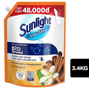 Limpiador de Pisos Sunlight con Aroma a Canela y Bergamota, Repele Insectos de Forma Efectiva, 3.4 Kg - Product Image 3
