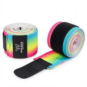 Soporte de Muñeca Ajustable de Neopreno con Cierre de Hebilla para Levantamiento de Pesas en el Gimnasio, Protección Profesional para Deportes - Product Image 1