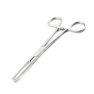 Pinces à tissus Allis en acier inoxydable poli miroir, instrument chirurgical manuel pour usage clinique, certifié CE JS-SI-AF-005, garantie 1 an - Product Image 1