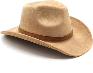 Sombrero de Vaquera de Gamuza de Lujo para Otoño e Invierno - Product Image 5