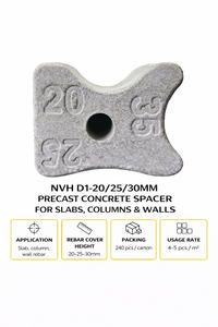 Entretoise NVH D1-20/25mm pour la fixation de dalles, colonnes et murs, utilisation pour les carreaux intérieurs dans les hôtels, appartements, villas et centres commerciaux - Product Image 2