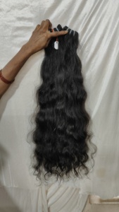 Cabello Humano Remy Indio 100% Virgen sin Procesar con Cutícula Alineada, Ondulado Suelto, Doble Trama a Máquina, Venta al por Mayor - Product Image 5