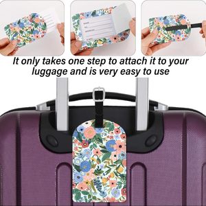 Étiquettes de bagages de voyage personnalisées en cuir PU avec coutures de précision, style pochette, porte-cartes d'embarquement - Product Image 6