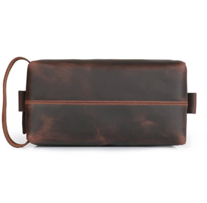 Bolsa de Cosméticos de Cuero Rojo, Tamaño Mediano, Cierre de Cremallera, Asa Suave, Estuche Portátil para Artículos de Aseo, Organizador de Viaje - Product Image 6