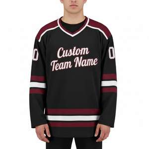 High Quality Ice Hockey Jersey Professional 180 GSM Apparel Comfortable Fit Winter Sports Gear Custom Team Jersey - Product Image 2
