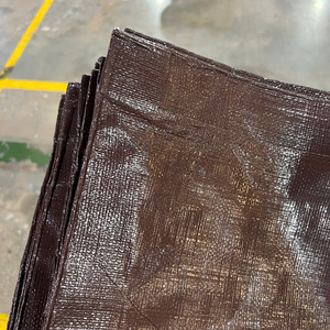 Bâche en PE marron grande capacité, robuste et très résistante, disponible en plusieurs couleurs et tailles pour couverture de camion - Product Image 2