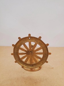 Cloche en laiton poli, anneau lisse, cloche de jardin de qualité supérieure, idéale pour le design nautique, les entrées de maison et les temples - Product Image 4