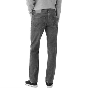 Jeans de Mezclilla para Hombre, Corte Recto, Lavado a la Piedra, Cintura Media, Corte Regular, Algodón, Casual, para Otoño - Product Image 4
