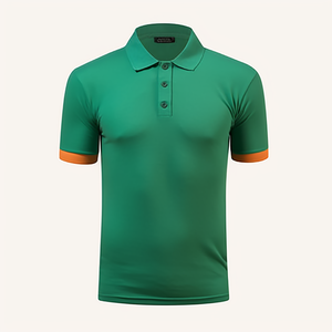 เสื้อโปโลปิเก้ 100% ผ้าฝ้าย ไซส์ใหญ่ แขนสั้น เสื้อโปโลชายสำหรับตีกอล์ฟ ปักโลโก้ตามสั่ง เสื้อโปโลชายปักลาย - Product Image 5